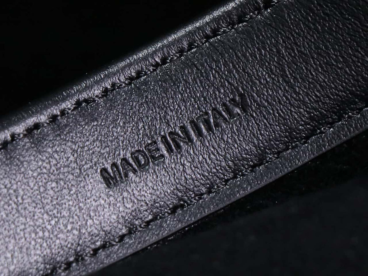 Celine cabas rawstring cuir triomphe in grained calfskin handbag